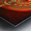 KATHAKALI THE KERALA DANCE ART Metal print