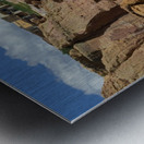 Acoma Pueblo with Foreground Metal print
