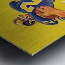 1959 LA Rams Art  Metal print