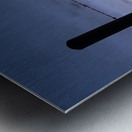 Fence at Sunset Metal print