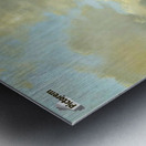 Fishermen at the Harbor Wall, low tide 1833 Metal print