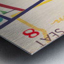 1958 Oregon vs. UCLA Metal print