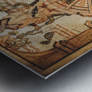 Parchment Art Melk Abbey Metal print