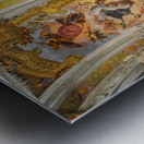 Ceiling fresco in the central arch Metal print