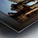 A Capriccio Of Roman Ruins and the Arch of Constantine by Giovanni Paolo Pannini Old Masters Classical Art Reproduction Metal print