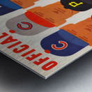 1962 Chicago Cubs Program Wall Art Metal print