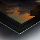 Ships In Distress Off A Rocky Coast by Ludolf Bakhuizen Old Masters Classical Fine Art Reproduction Metal print