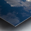 Blue Sky Clouds Metal print