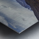 Alaska Mountainscape with Texture Metal print