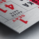 1966 Oklahoma vs. Nebraska Metal print