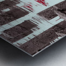 Abandoned Pier Black and White Metal print