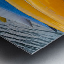 Canoes at Moraine Lake Canada Metal print