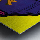 1981 New York Mets Fleer Decal Art Metal print