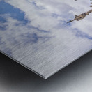 The Ross Fountain and Edinburgh Castle, Scotland Metal print