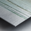 Sweet home drawn on sand at the beach Metal print