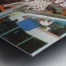 1987 Pitt Panthers Basketball Metal print