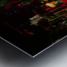 Brian Setzer and Santa Claus Metal print