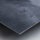 Winters shadow on Mt. Rose Metal print