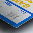 1983 Dallas Cowboys vs. Kansas City Metal print