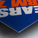 1984 Chicago Bears Retro Art Metal print