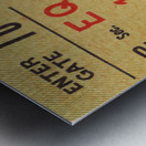 1946 Philadelphia Eagles vs. Chicago Metal print