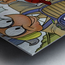 Play Ball - Home base slide - Bugville Critters Metal print