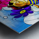 Mother Bee at Work - Bugville Critters Metal print