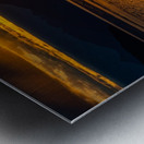 Sunrise in the Fjord Metal print