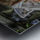 belly button Metal print