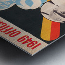 1949 Chicago Cubs Program Art Metal print