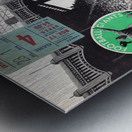 1957 New York Giants vs. Eagles Program  Metal print