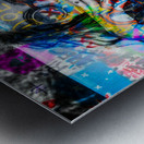 LA FEMME A LA VESTE DE CUIR  Metal print