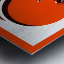 1971 Cleveland Browns Helmet Metal print