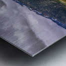 Misty Washoe Valley Vivid Metal print
