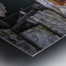 antique meter Metal print