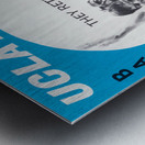 1974 UCLA Basketball Poster Metal print