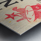 1963 Navy vs. West Virginia Mountaineers Ticket Stub Art Metal print