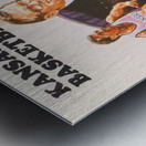 1982 Kansas State Basketball Poster Metal print