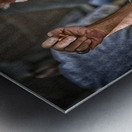 white beard Metal print