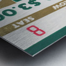 1967 Oakland Raiders vs. San Francisco 49ers Metal print