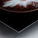 Angel Wings Snowflake Merry Christmas TW Fractal Art Metal print