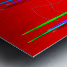 HorizonRed Metal print
