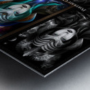 Portrait Of Cyiria Quadology Fractal Art Composition Metal print