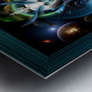 Thera Queen Of The Galaxy Fractal Art Fantasy Portrait Metal print