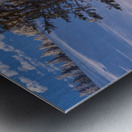 Blue Snow Metal print