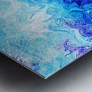 Sea Ocean Waves Coastal Beach House Nautical Decor X Metal print