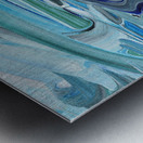 Sea Ocean Waves Coastal Beach House Nautical Decor XIV Metal print