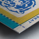 1971 Chicago Bears vs. Dallas Cowboys Ticket Art Metal print