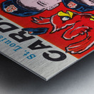 1961 St. Louis Cardinals Yearbook Poster Metal print