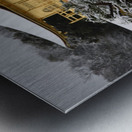 Kyoto Kinkaku-ji in snow Metal print